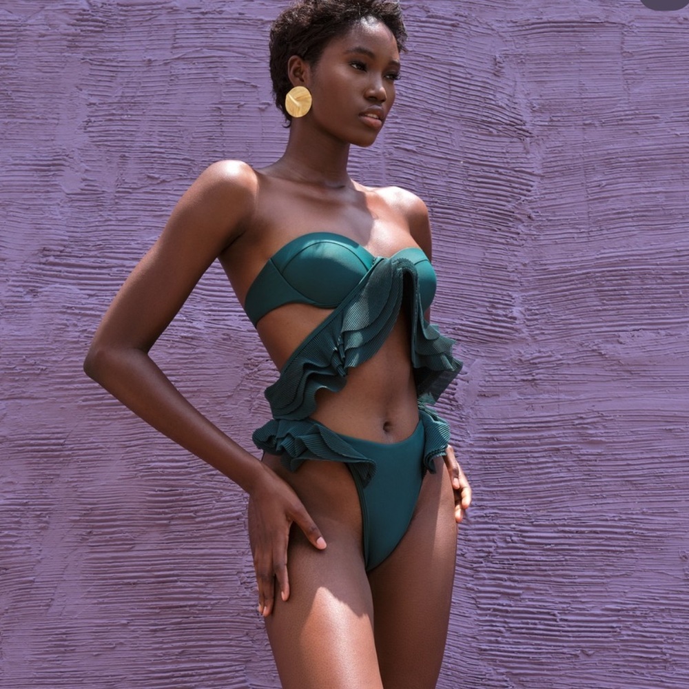 Andrea Iyama Salama Green High Rise Bikini